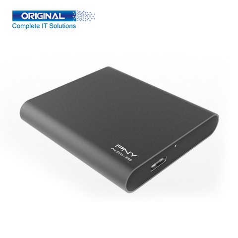 PNY Pro Elite 500GB USB 3.1 Gen 2 Type-C Portable SSD (PSD0CS2060-500-RB)