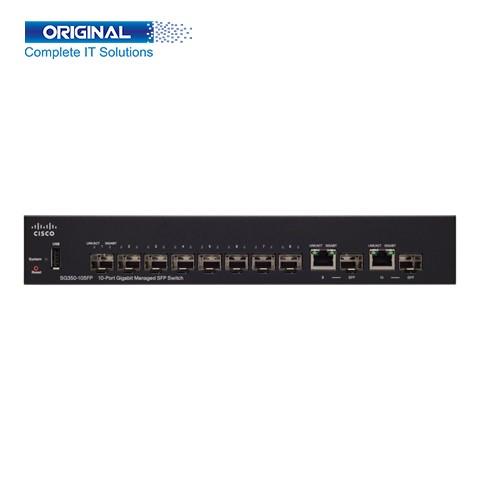 Cisco SG350-10SFP-K9-EU 10-Port Gigabit Managed Switch