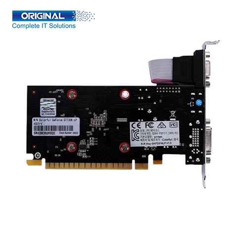 Colorful GeForce GT730K LP 4GD3-V 4GB GDDR6 Graphics Card