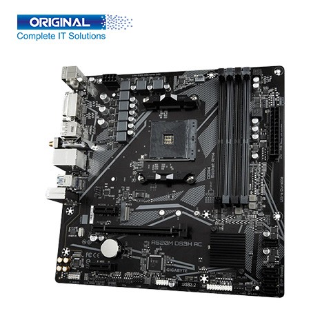 Gigabyte A520M DS3H AC Ultra Durable AMD Motherboard