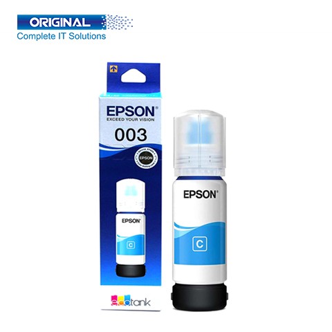 Epson 003 Cyan Original Ink Bottle (C13T00V200)