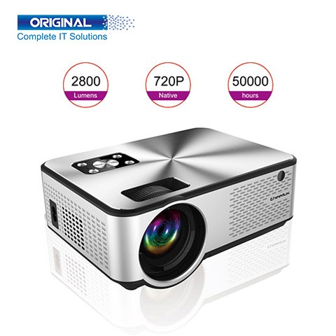 Cheerlux C9 2800 Lumens Mini Projector with Built-in TV Card