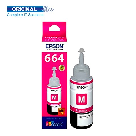 Epson 664 Magenta Original Ink Bottle (C13T664300)