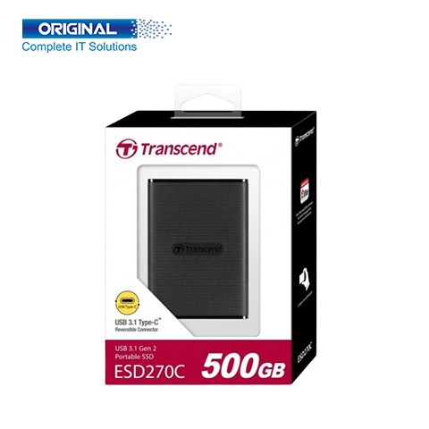 Transcend ESD270C 500GB USB External Portable SSD