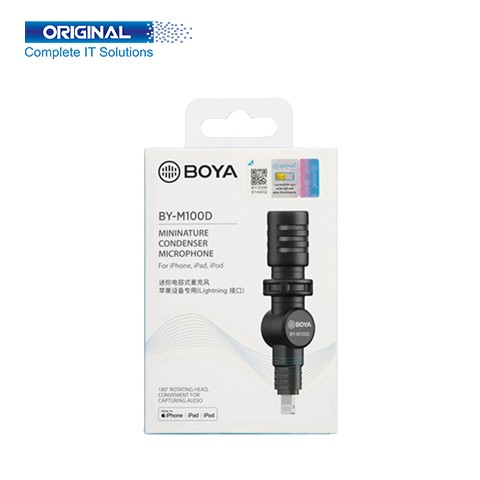 BOYA BY-M100D Ultracompact Condenser Microphone