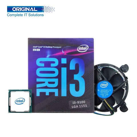 Intel 9th Gen Core i3-9100  4 Cores up to-3.6GHz 6MB Cache LGA1151 Processor