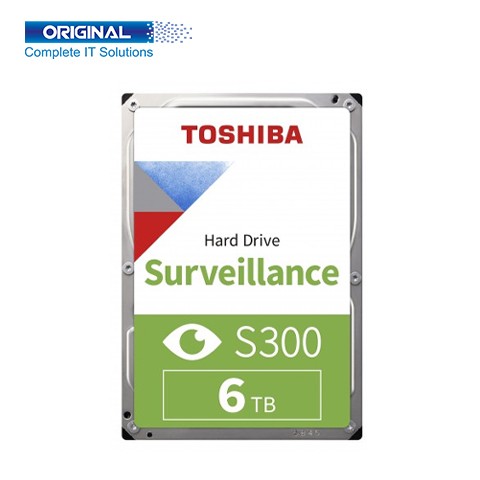 Toshiba S300 6TB 5400RPM 3.5" Surveillance HDD