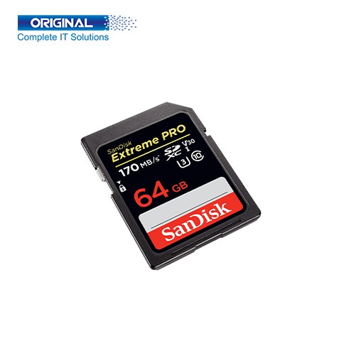SanDisk Extreme PRO 64GB SDXC UHS-I Memory Card