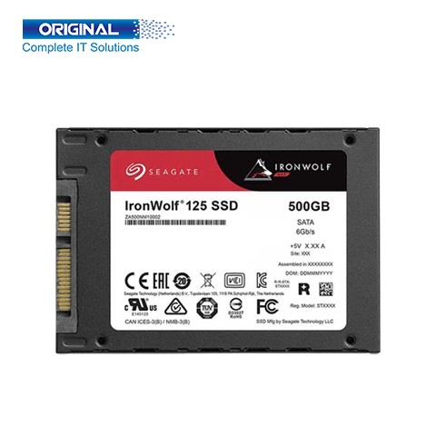 Seagate IronWolf 125 500GB SATA Internal Enterprise SSD