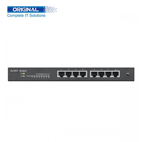 Zyxel GS1900-8 8-Port GbE ROHS Smart Managed PoE Switch