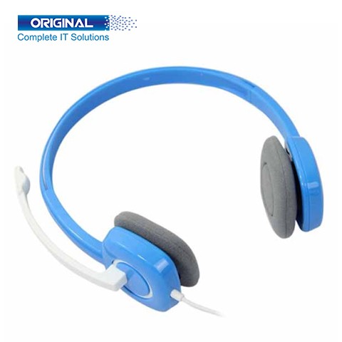 Logitech H150 Stereo Blue Headphone
