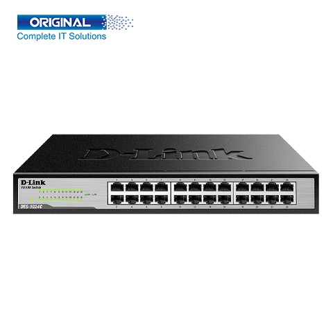 D-Link DES-1024C 24 Port 10/100 Mbps Unmanaged Switch