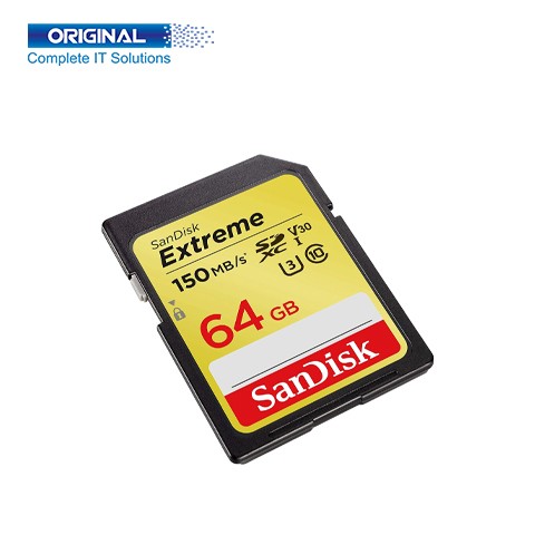 Sandisk Extreme 64GB Class 10 SDXC Memory Card
