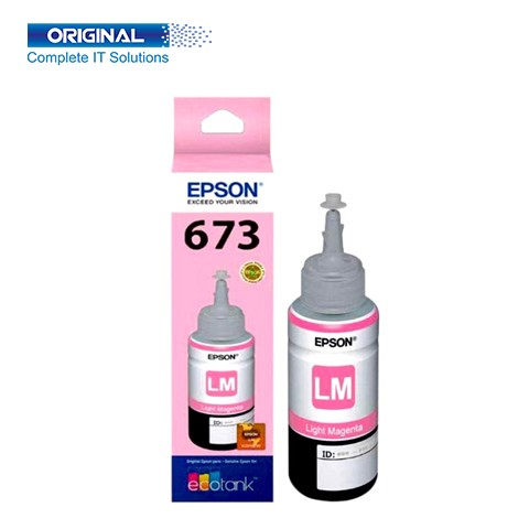Epson 673 Light Magenta Original Ink Bottle (C13T673600)