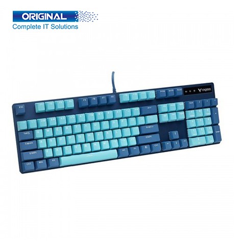 Rapoo V500 PRO Mechanical Gaming Keyboard Cyan Blue