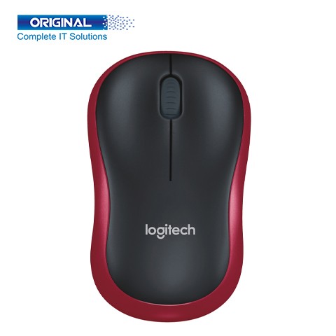 Logitech M185 Wireless Red-Black Mouse