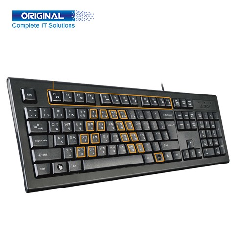 A4TECH KRS-85 Laser Engraving Keyboard With Bangla