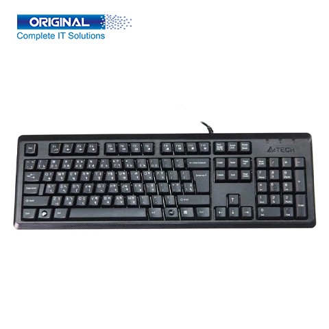 A4 Tech KRS-92 USB FN-Hotkeys Keyboard with Bangla