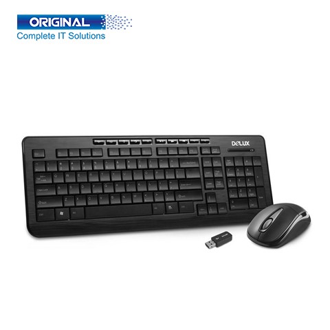 Delux OM-02U + M105GX Wireless Bengali Combo Keyboard