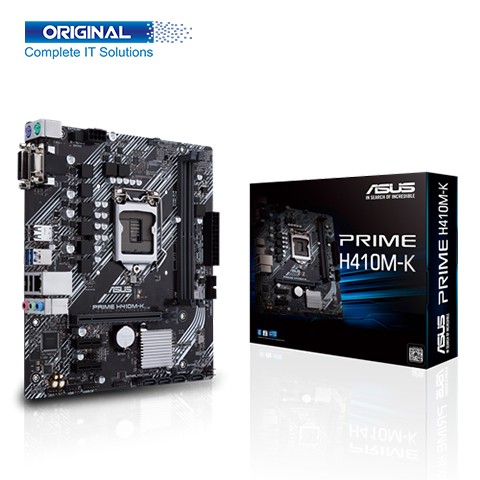 Asus Prime H410M-K DDR4 Micro-ATX Motherboard