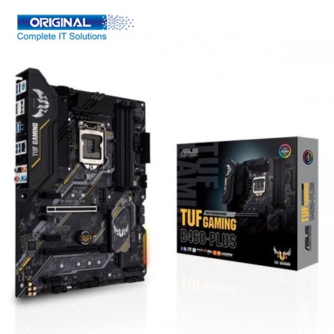 Asus TUF B460-Plus 10th Gen Intel ATX Gaming Motherboard