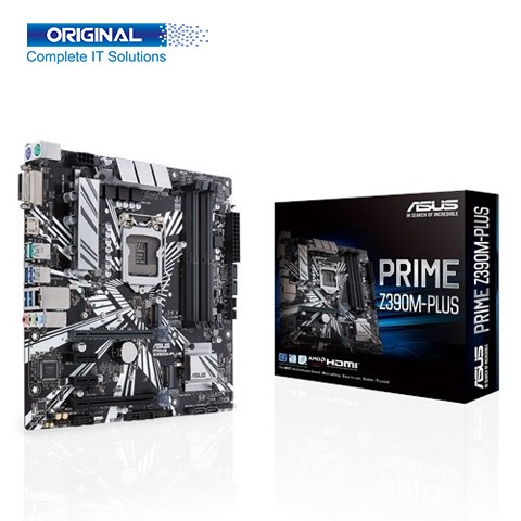 Asus Prime Z390M-Plus Intel 9th Gen Motherboard