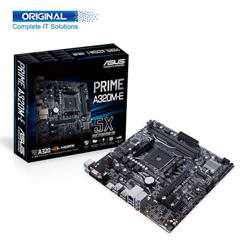 Asus Prime A320M-E mATX DDR4 AMD AM4 Socket Motherboard