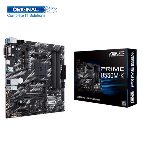 Asus Prime B550M-K DDR4 AMD AM4 Micro ATX Motherboard