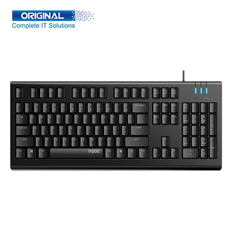 Rapoo NK1800 USB Wired Black Keyboard