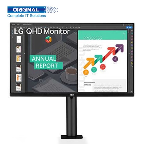 LG 27QN880 27 Inch 2K QHD IPS Ergo Monitor