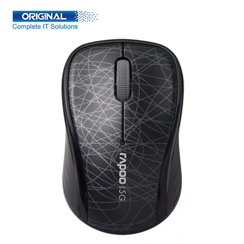 Rapoo 3100P Black Wireless Optical Mouse