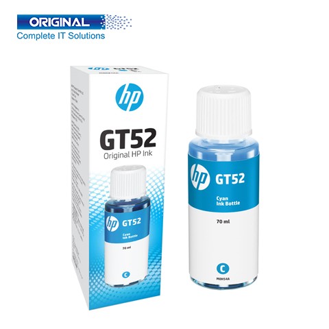HP GT52 Cyan Original Ink Bottle (MOH54A)