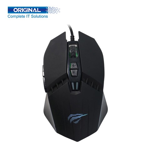 Havit MS1009 RGB Backlit Wired Black Optical Gaming Mouse