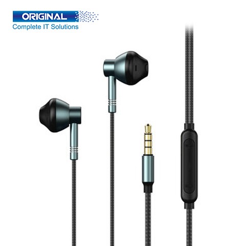 Remax RM-201 In-Ear Wired Black Earphone