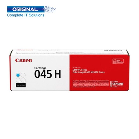 Canon 045H High Yield Cyan Original Color Laser Toner