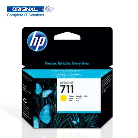 HP 711 29-ml Yellow Ink DesignJet Cartridge (CZ132A)