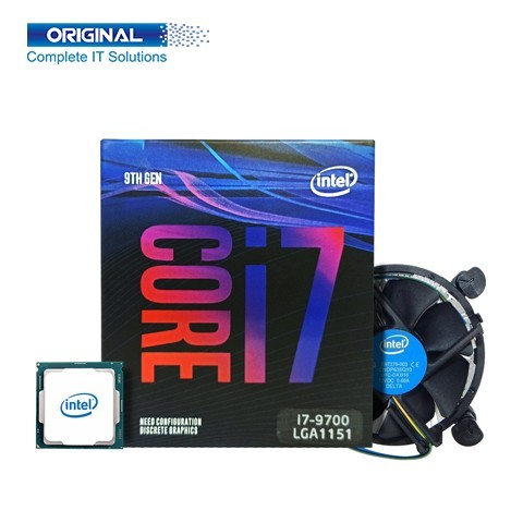 Intel 9th Gen Core i7-9700 8 Core, 12MB Cache LGA1151 Socket Processor