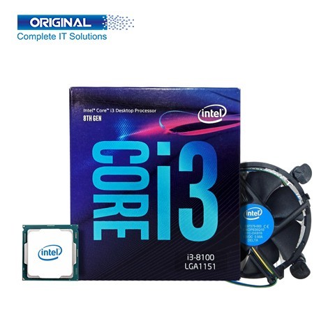 Intel 8th Gen Core i3-8100 3.60GHz, 4 Core, 6MB Cache LGA1151 Processor