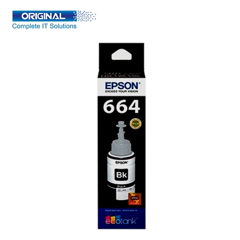 Epson 664 Black Original Ink Bottle (C13T664100)