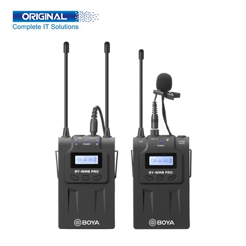 Boya BY-WM8 Pro-K1 UHF Dual-Channel Wireless Microphone