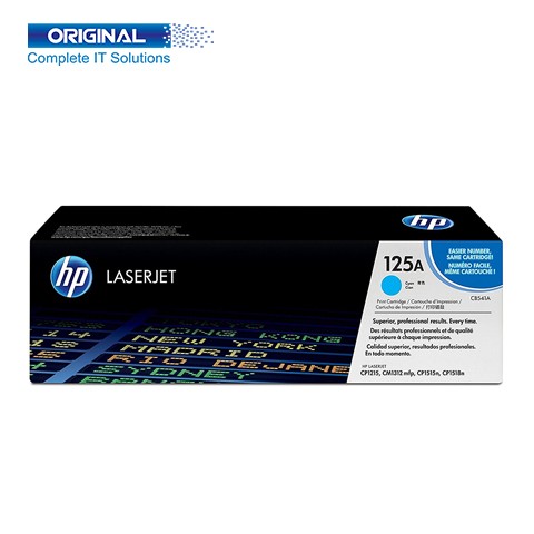 HP 125A Cyan Original Color LaserJet Toner (CB541A)