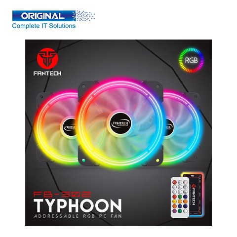 Fantech FB-302 TYPHOON RGB 3in1 Casing Cooling Fan