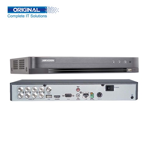 Hikvision DS-7208HQHI-K2 08 Channel 1080p 1U H.265 HD DVR TVI & Analog Camera