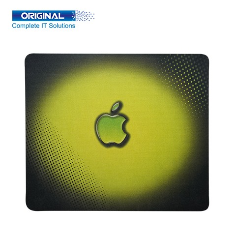 Apple Logo L11  Green Mouse Pad