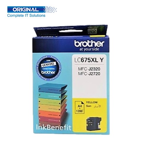 Brother LC675XL Yellow Original Ink Cartridge