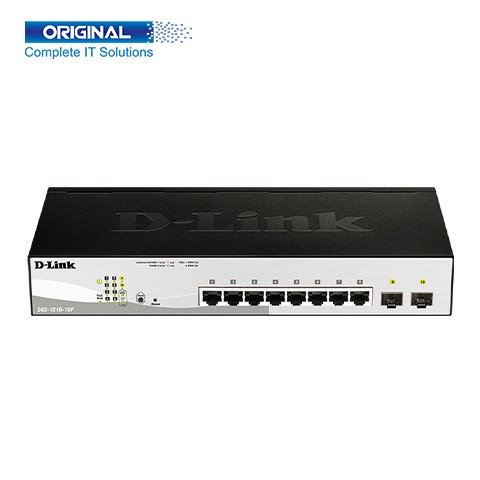 D-Link DGS-1210-10P 8-Port Gigabit Switch