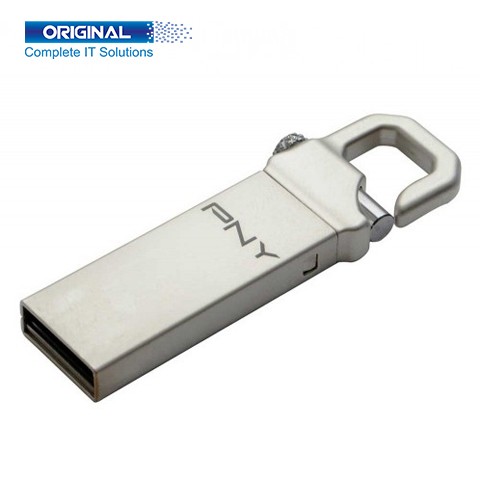 PNY Hook Attache 32GB USB 3.0 Silver Pen Drive