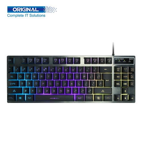 Fantech K613 Fighter TKL II Black Wired Gaming Keyboard