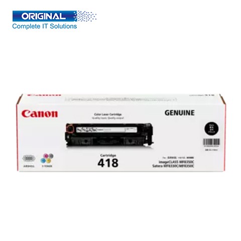 Canon 418 Black Original Color Laser Toner