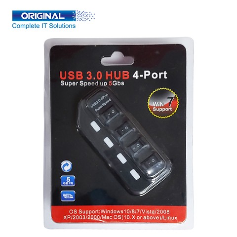 4 Port USB 3.0 Super Speed 5GBPS USB HUB